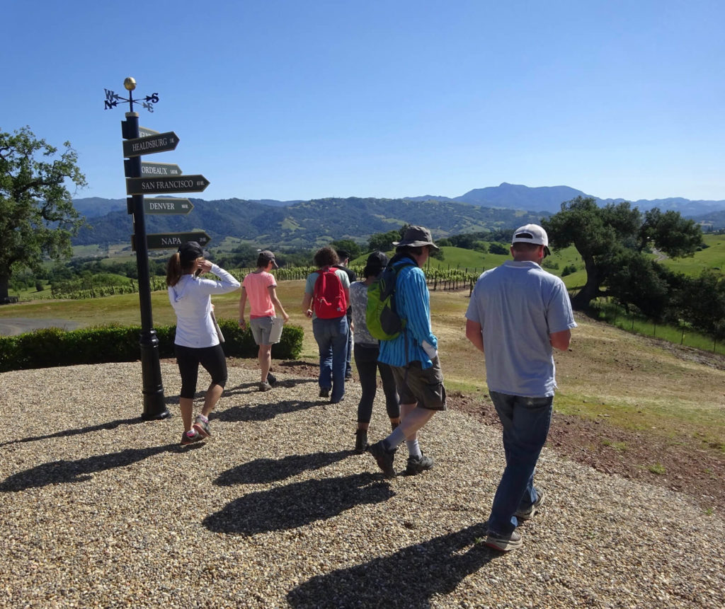 Hike at Jordan Vineyards & Winery, "Sonoma County Vineyard Walks."