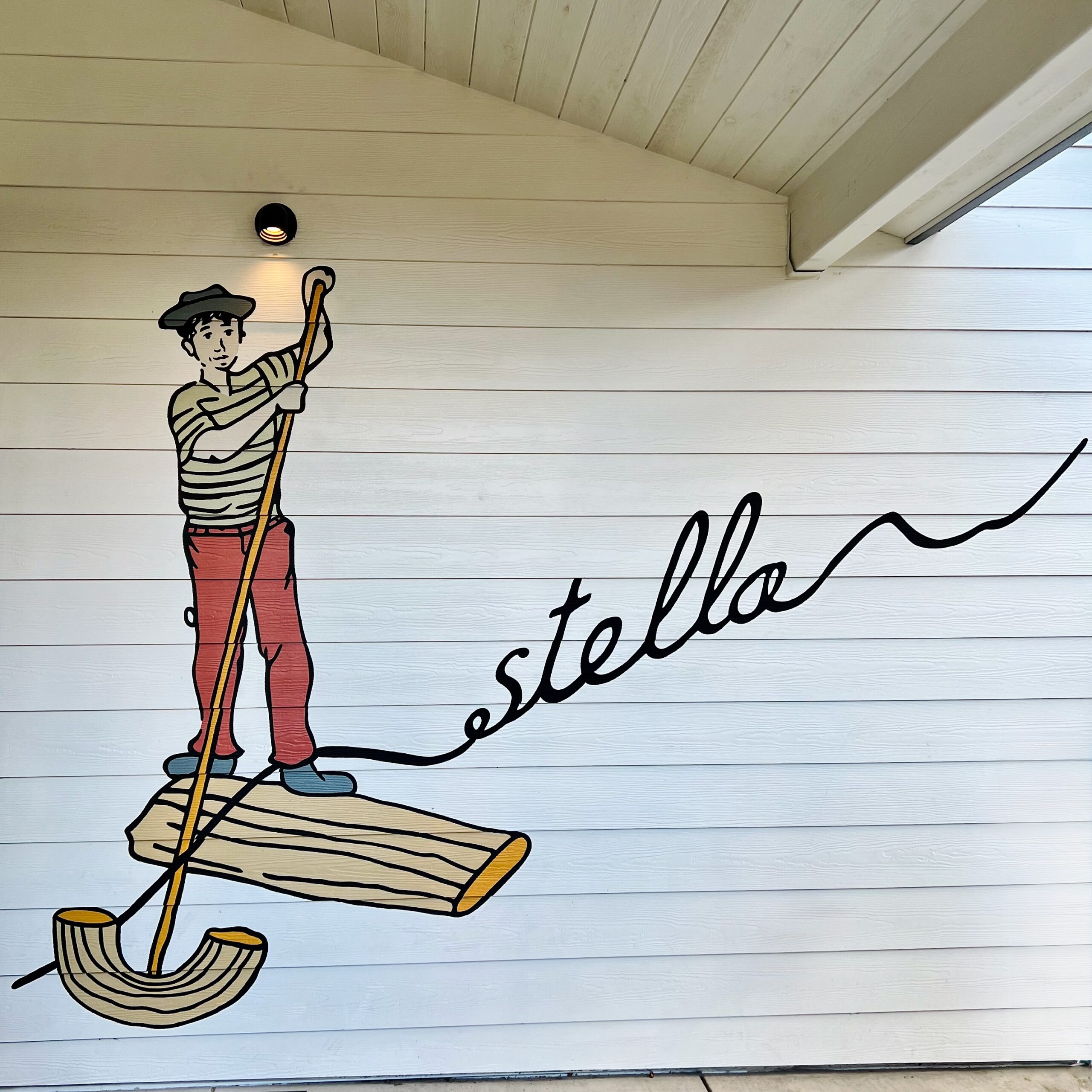 Exterior wall painting