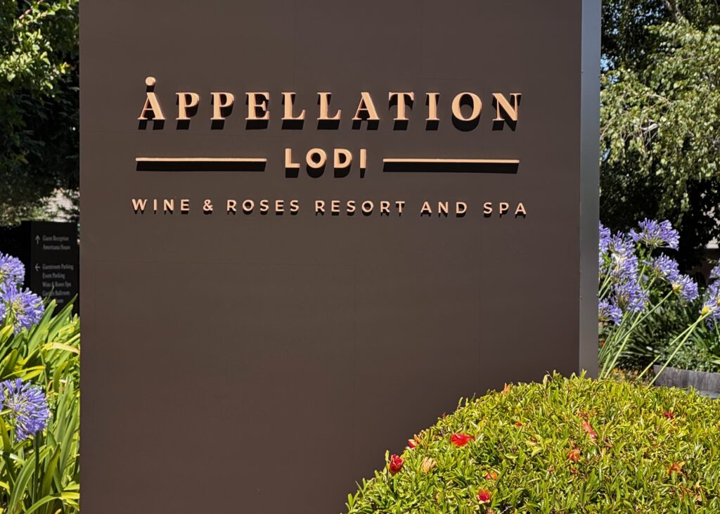 Resort sign
